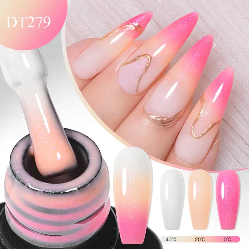 7ml Auroras Iridescent Thermal Colour Changing Gel Nail Polish