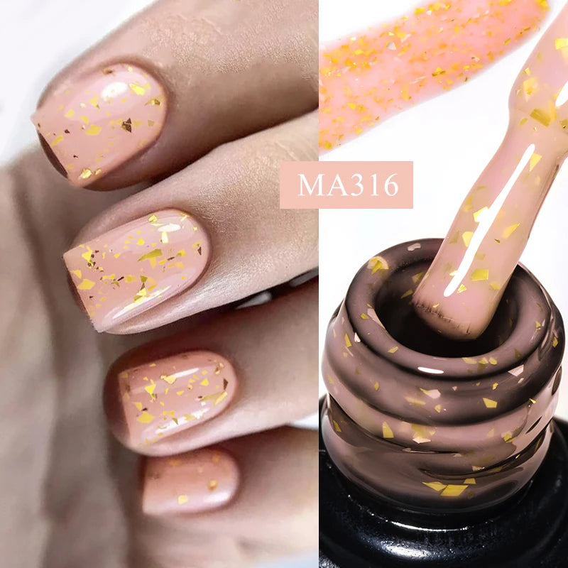 MEET ACROSS 7ml Glitter Gel Nail Polish