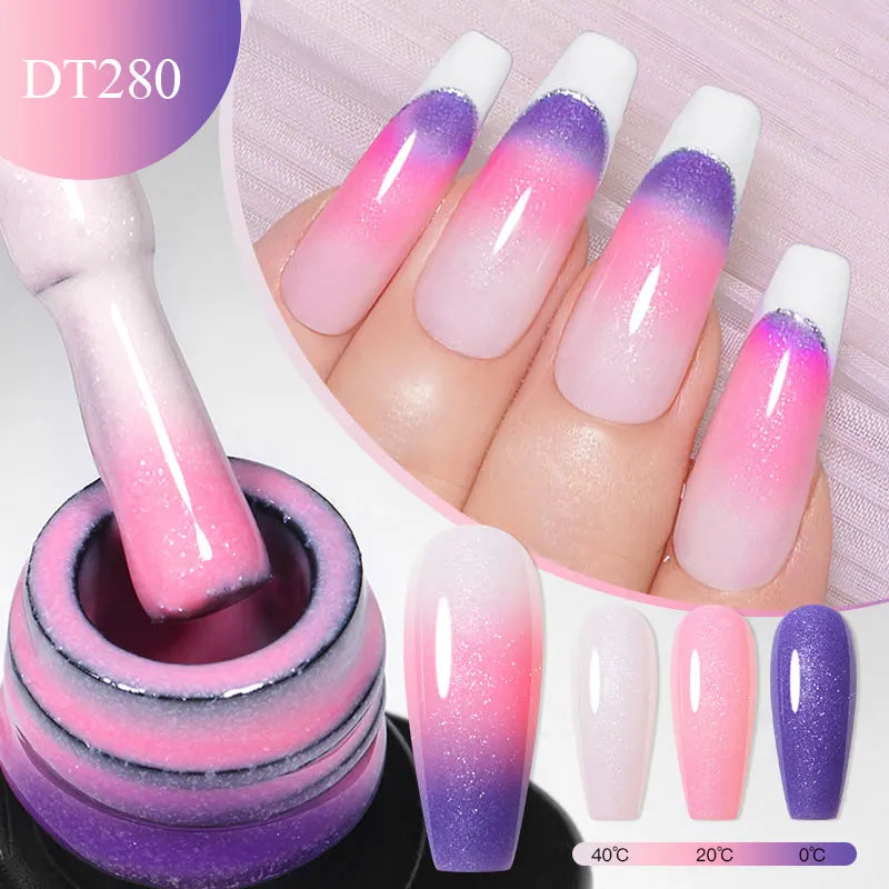 7ml Auroras Iridescent Thermal Colour Changing Gel Nail Polish