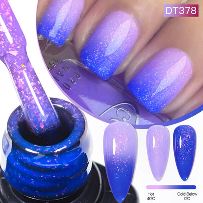 7ml Auroras Iridescent Thermal Colour Changing Gel Nail Polish