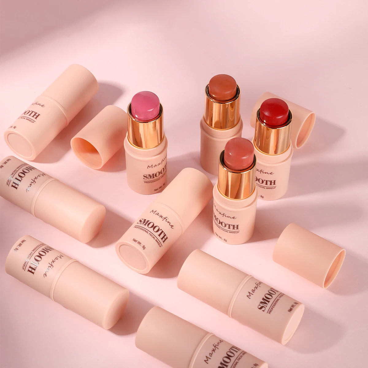 Blush and Shimmer Stick Waterproof and Long Lasting