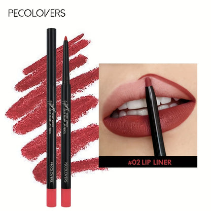 Matte Nude Brown Lip Liner Pencil Waterproof