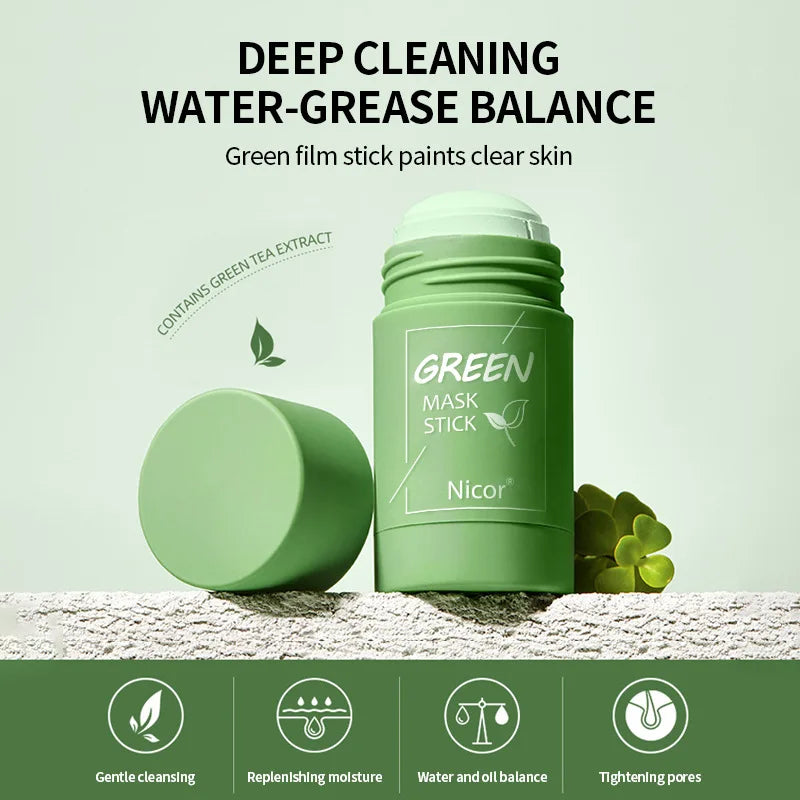 Green Tea Solid Mask Deep Cleansing Stick Mud Mask