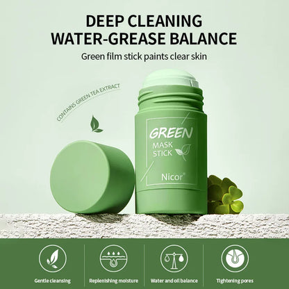 Green Tea Solid Mask Deep Cleansing Stick Mud Mask