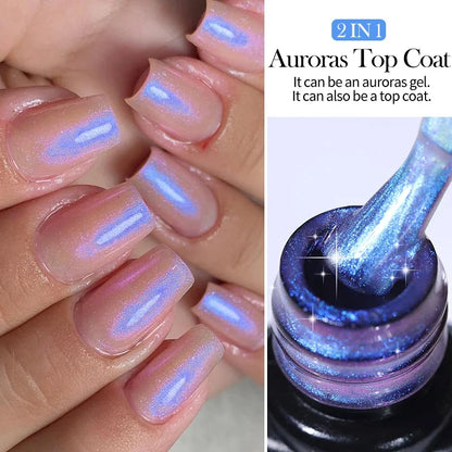 7ml Auroras Iridescent Thermal Colour Changing Gel Nail Polish