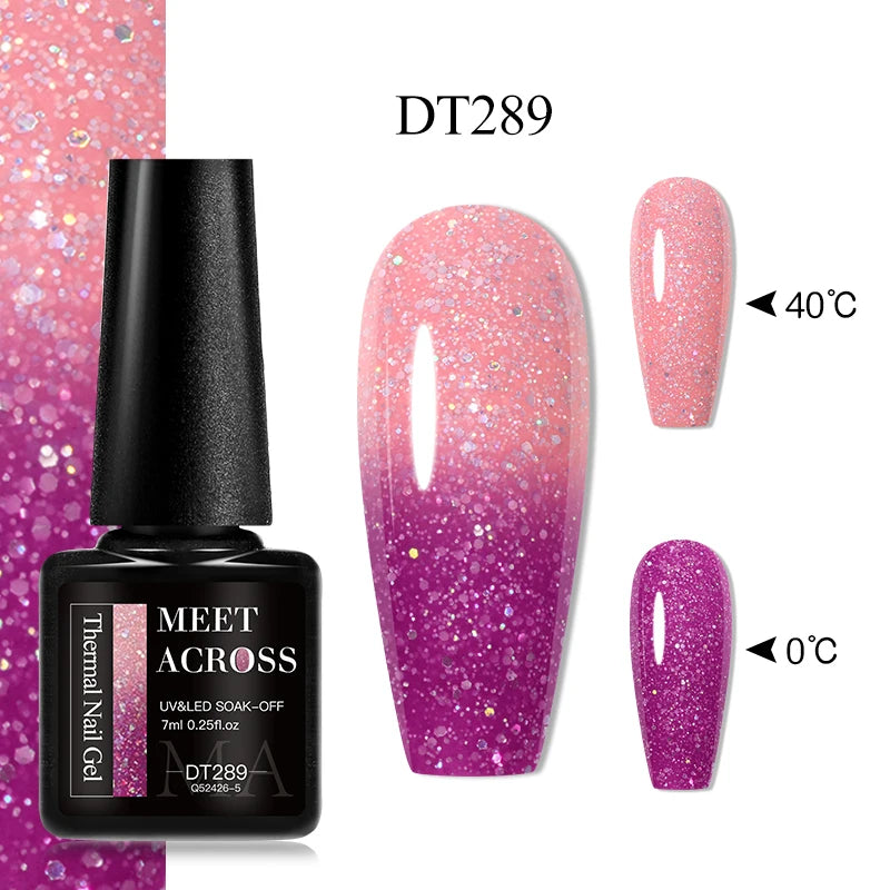 7ml Auroras Thermal Colour Changing Gel Nail Polish