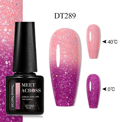 7ml Auroras Thermal Colour Changing Gel Nail Polish