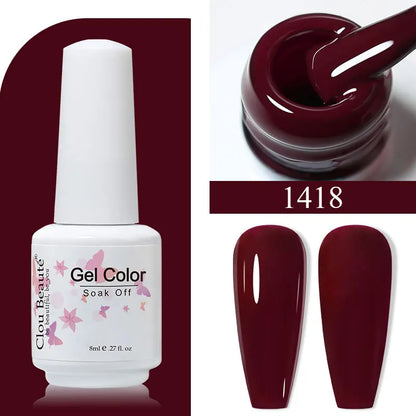 Clou Beaute Gel Nail Polish 8ml