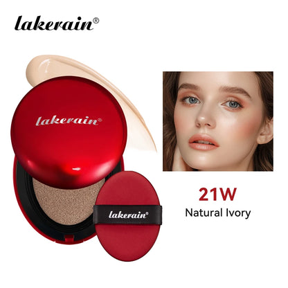 Lakerain Waterproof Light Weight Foundation with Cushion Applicator