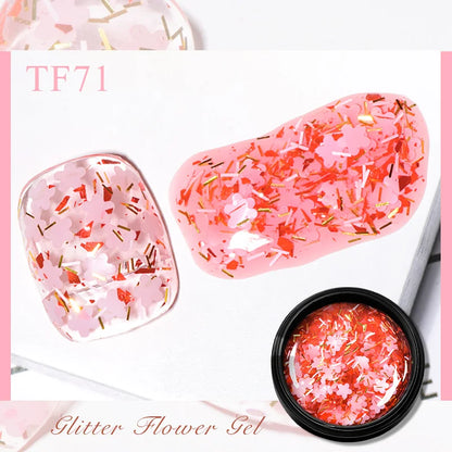 MEET ACROSS 5ml Dried Flower Gel Nail Polish