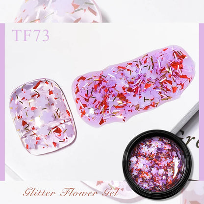 MEET ACROSS 5ml Dried Flower Gel Nail Polish