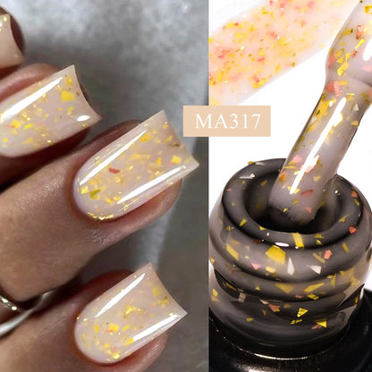 MEET ACROSS 7ml Glitter Gel Nail Polish
