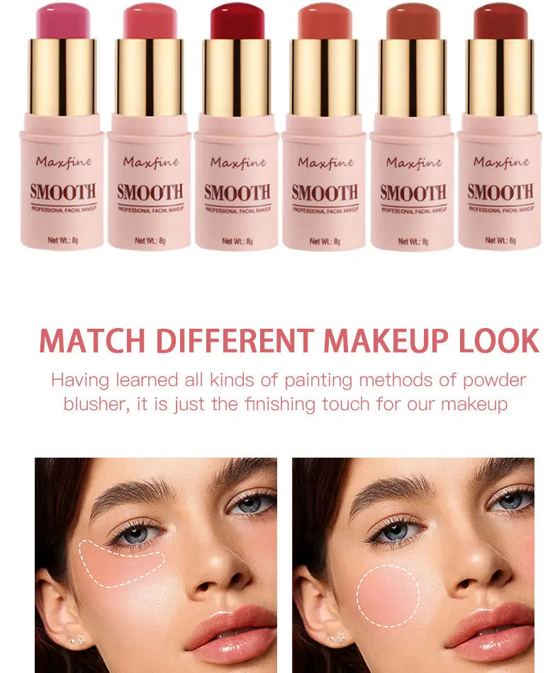 Blush and Shimmer Stick Waterproof and Long Lasting
