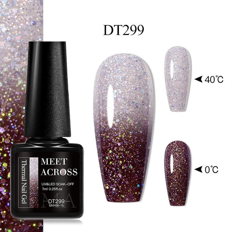 7ml Auroras Thermal Colour Changing Gel Nail Polish