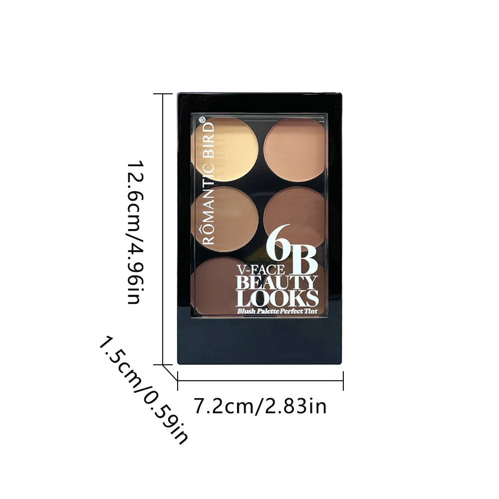 6 Colours Contouring Powder Palette