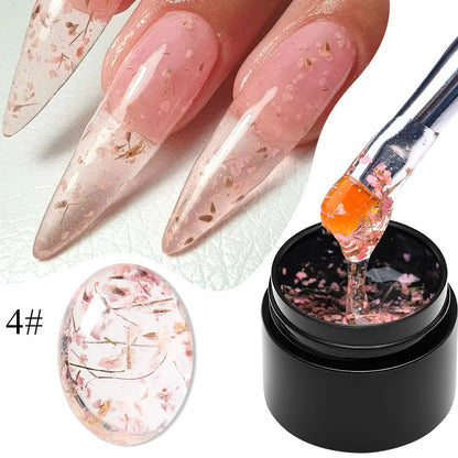 MEET ACROSS 5ml Dried Flower Gel Nail Polish