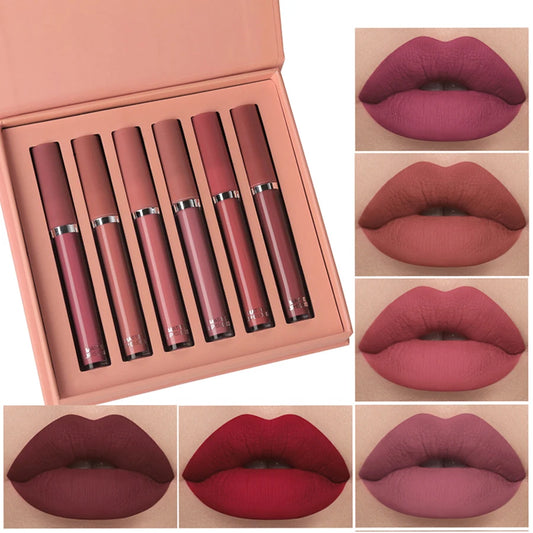 Matte Lipstick Set Waterproof and Moisturising