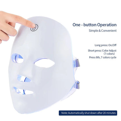 Wireless LED Face Mask/Neck mask