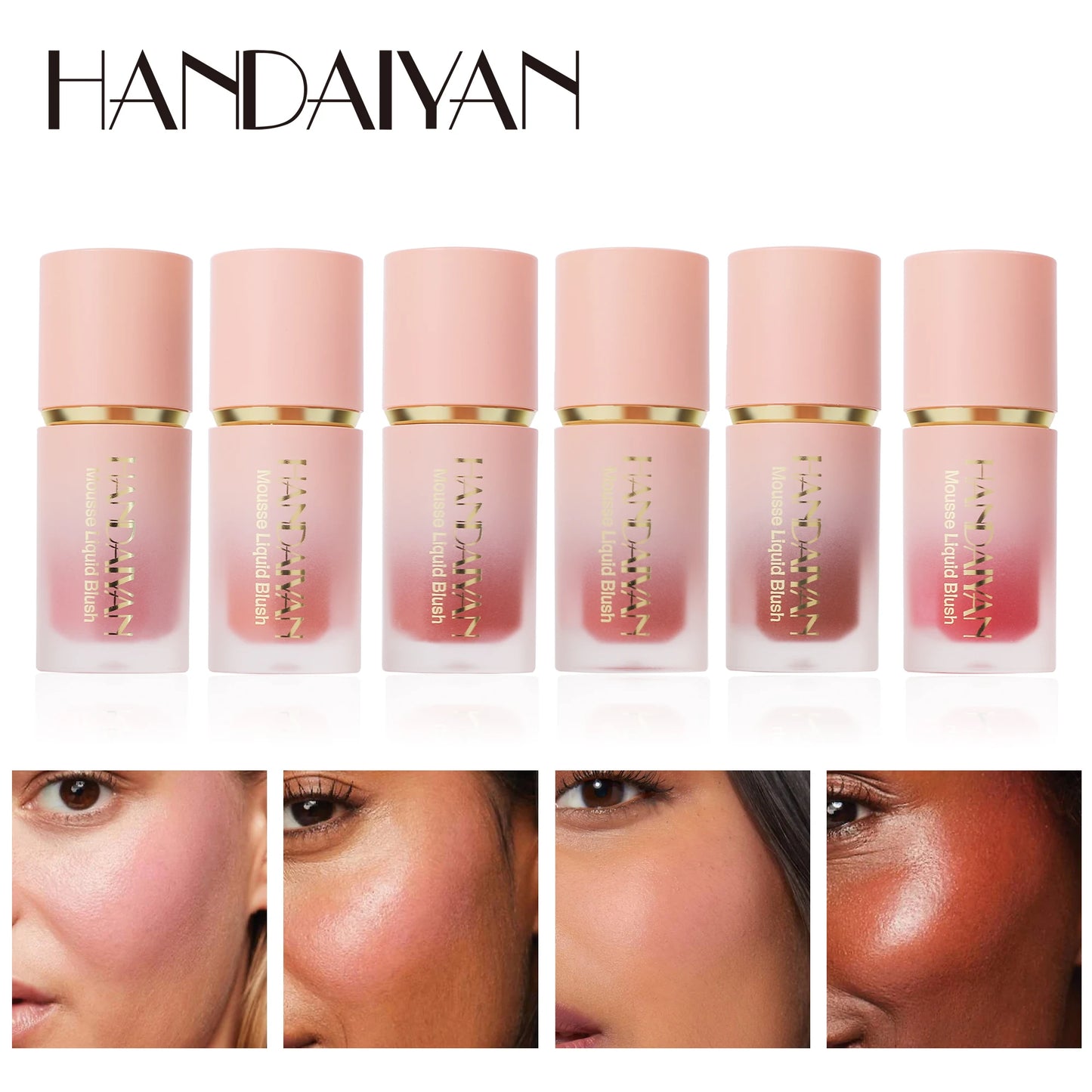 HANDAIYAN Matte Liquid Blush Long Lasting Waterproof