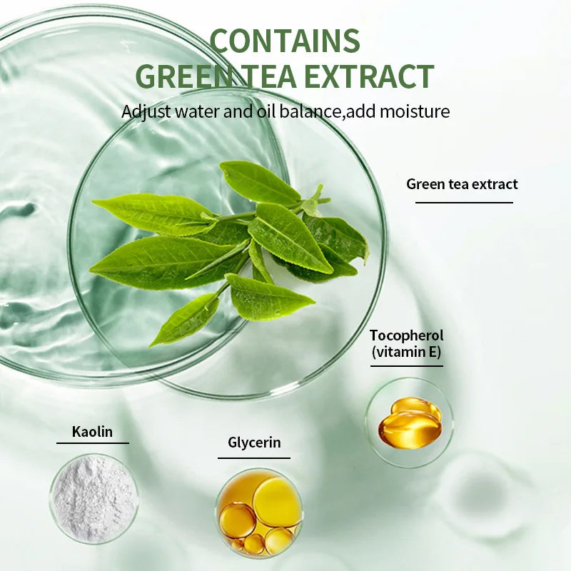 Green Tea Solid Mask Deep Cleansing Stick Mud Mask