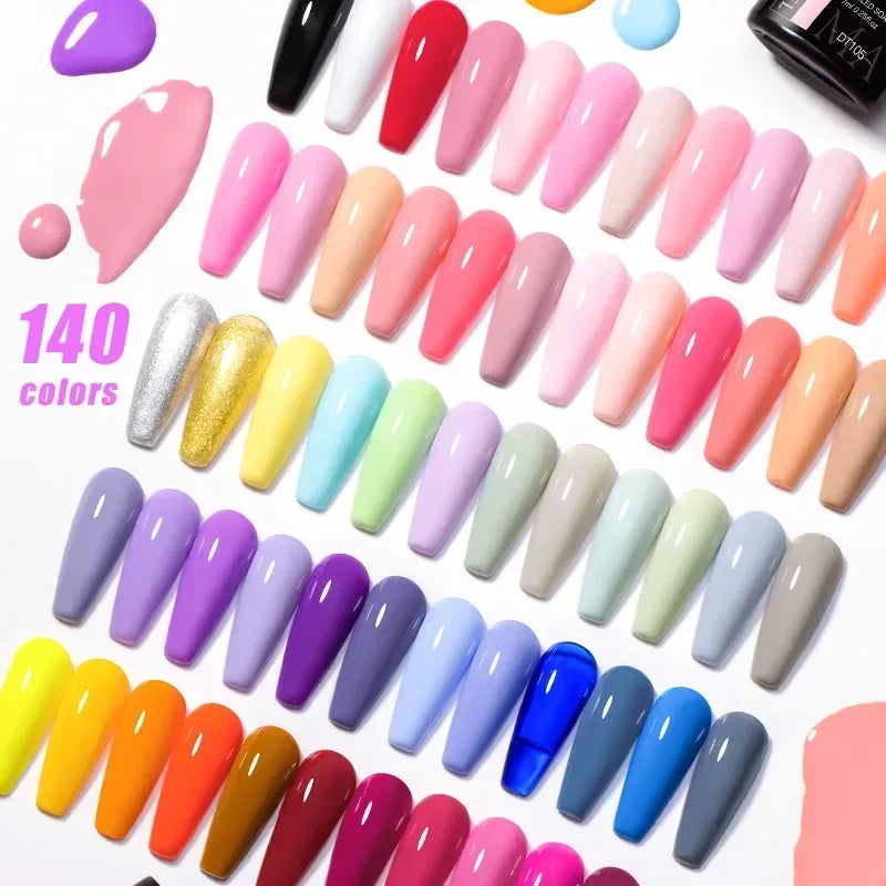 MEET ACROSS 6Pcs Gel Nail Polish Set
