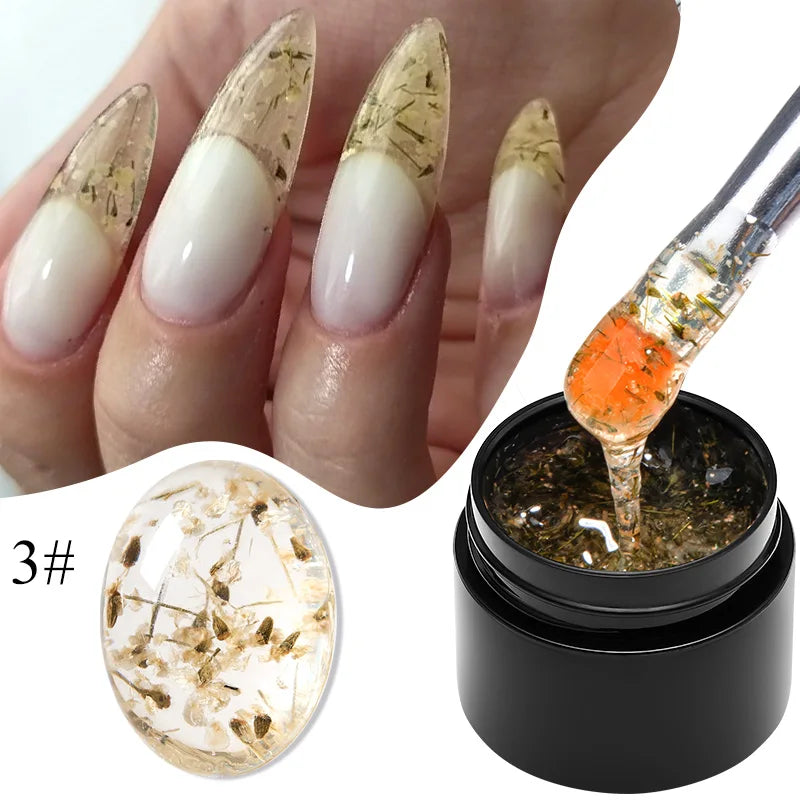MEET ACROSS 5ml Dried Flower Gel Nail Polish