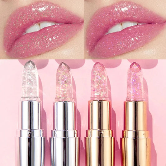 QIBEST Glitter Colour Changing Jelly Lipstick