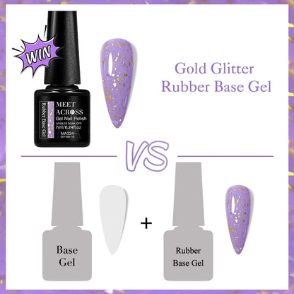 MEET ACROSS 7ml Glitter Gel Nail Polish