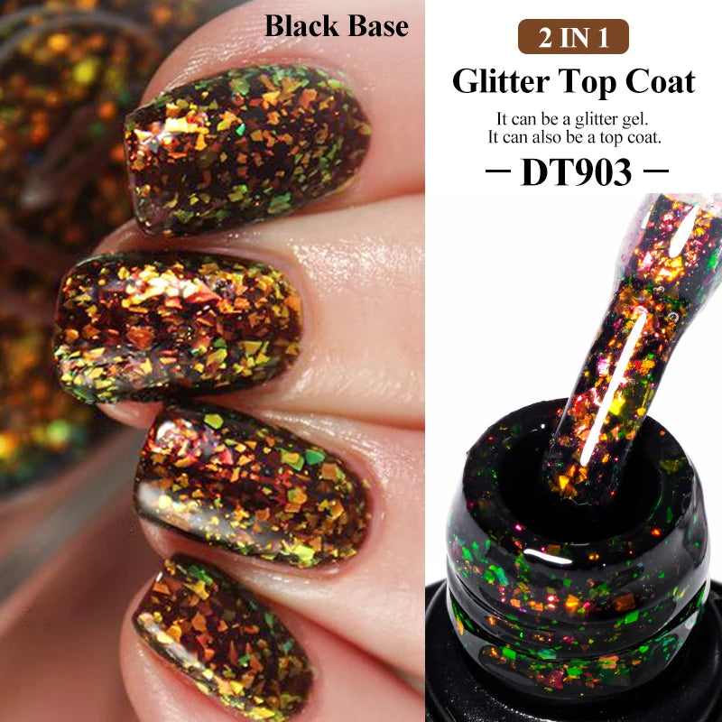 7ml Auroras Iridescent Thermal Colour Changing Gel Nail Polish