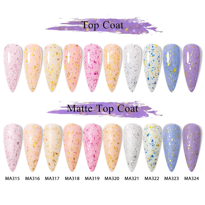 MEET ACROSS 7ml Glitter Gel Nail Polish