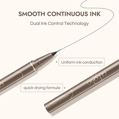 GECOMO Liquid Eyeliner Ultra Slim Waterproof Quick Drying and Long Lasting