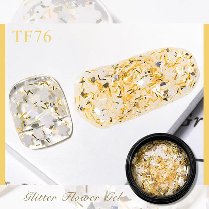 MEET ACROSS 5ml Dried Flower Gel Nail Polish