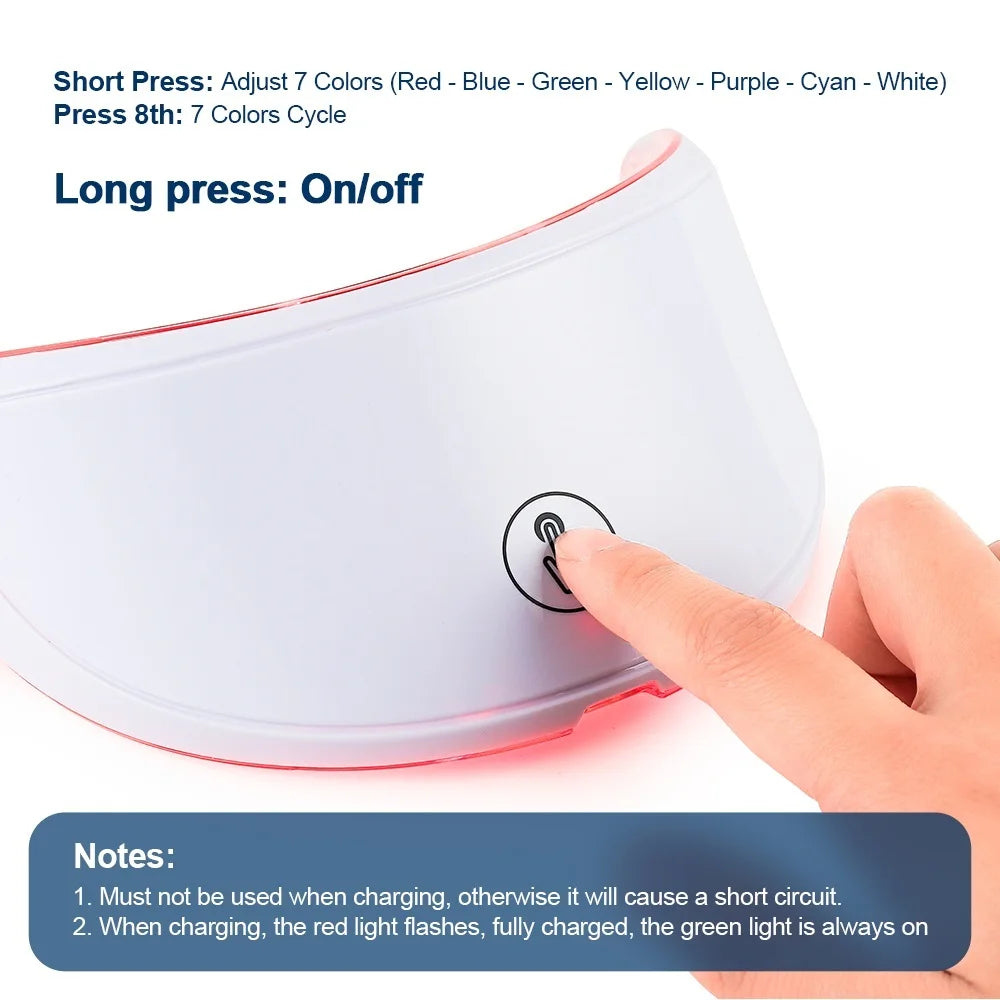 Wireless LED Face Mask/Neck mask