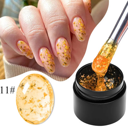 MEET ACROSS 5ml Dried Flower Gel Nail Polish