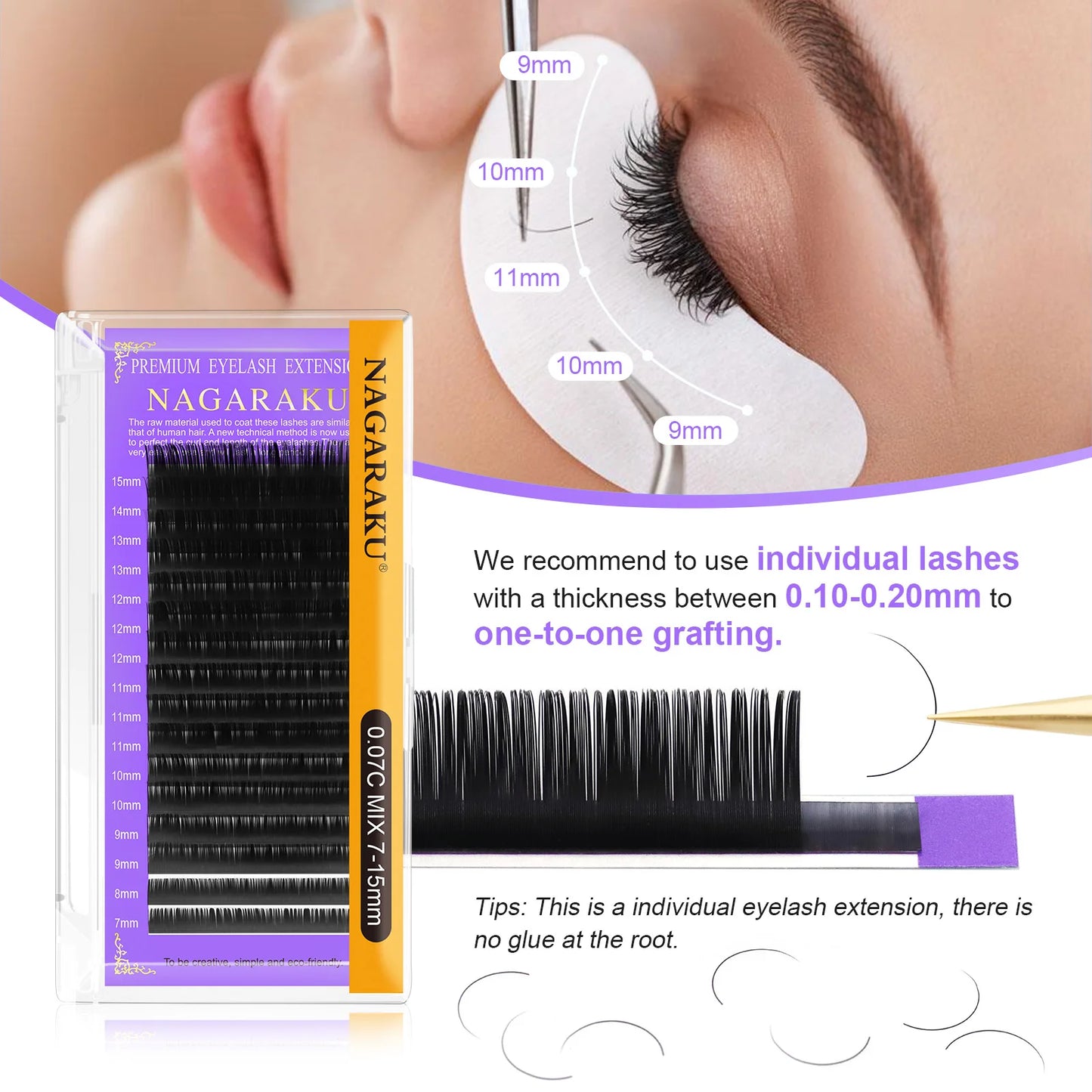 Individual Premium Classic Eyelash Extension Kit