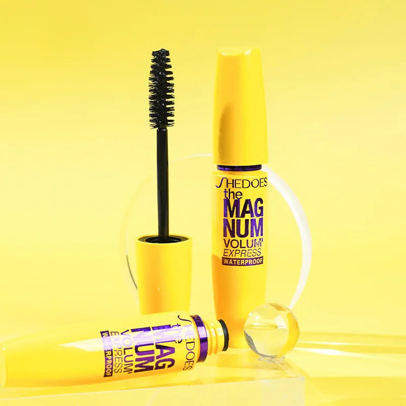 4D Black Mascara Thickening, Lengthening, Curling, Waterproof Liquid Fiber