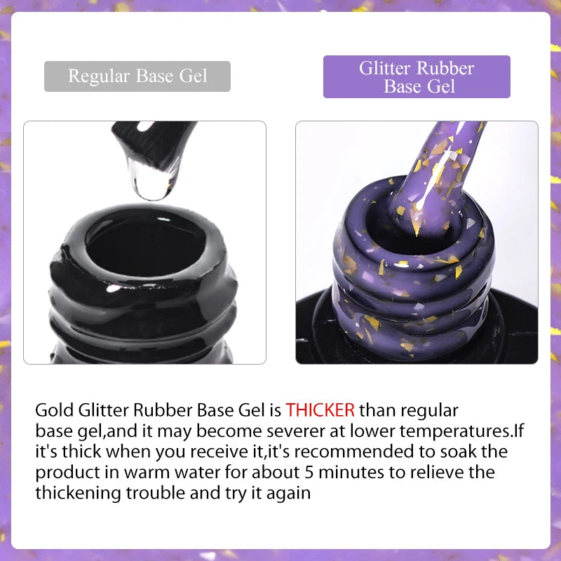 MEET ACROSS 7ml Glitter Gel Nail Polish