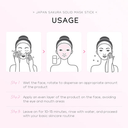 Japanese Cleansing Face Mask Stick