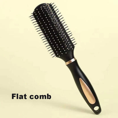 Premium Black and Gold Hair Brushes