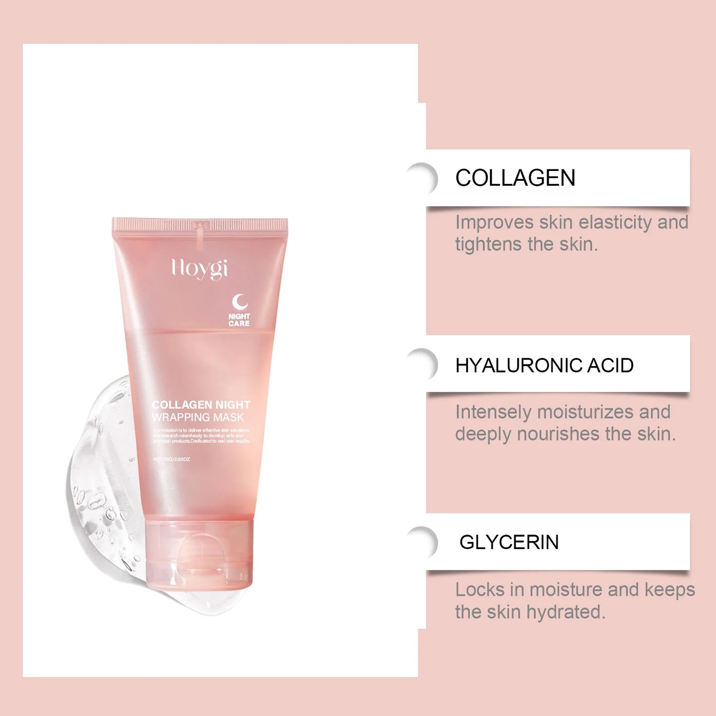 Japanese Hydrating Cleansing and Collagen Restoring Face Mask