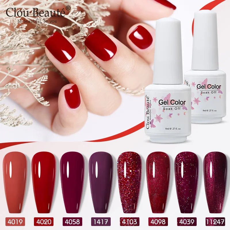 Clou Beaute Gel Nail Polish 8ml