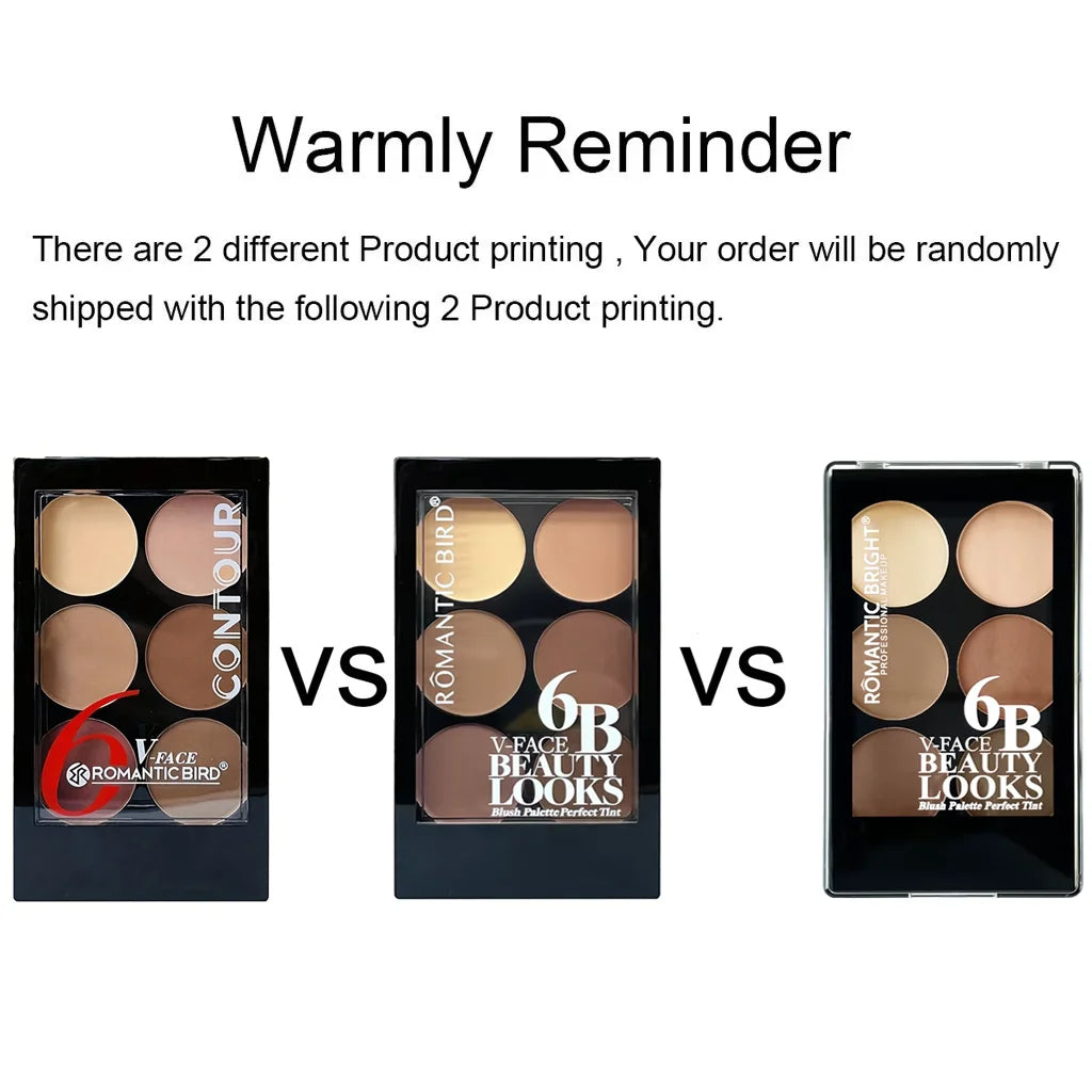 6 Colours Contouring Powder Palette