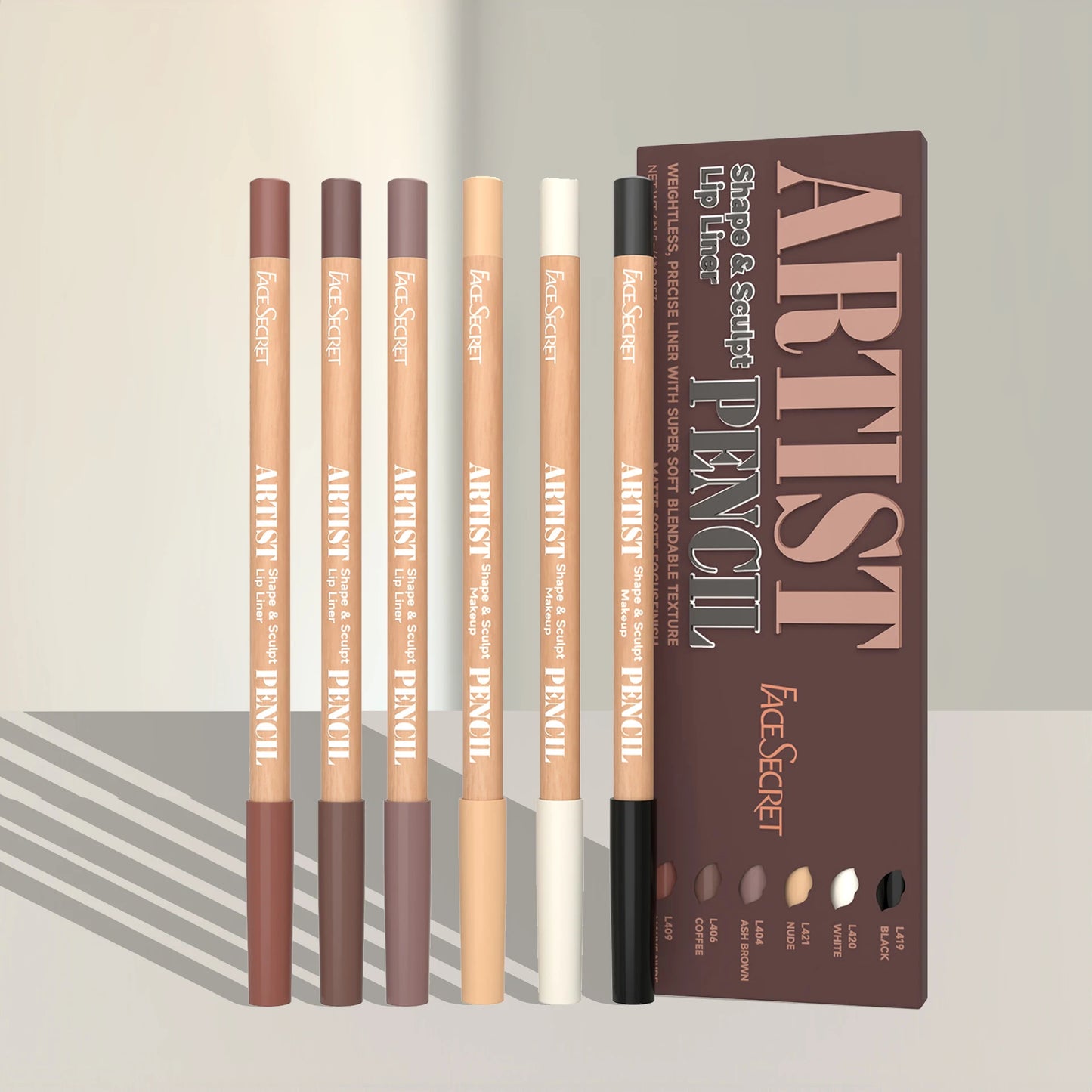 Face Secret Lip Liner Pencil Set
