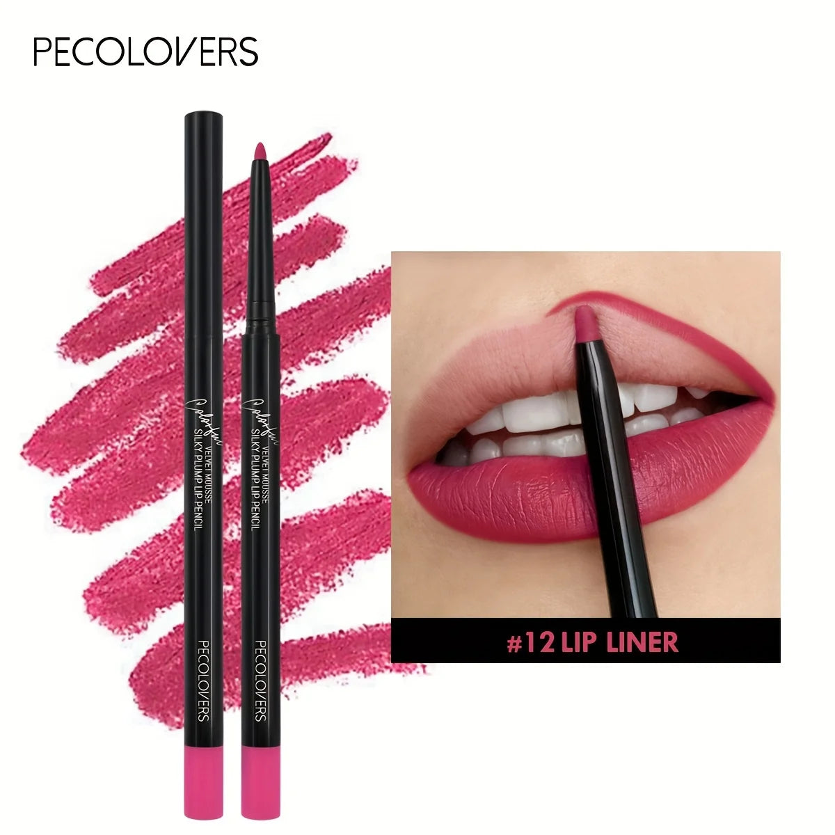 Matte Nude Brown Lip Liner Pencil Waterproof