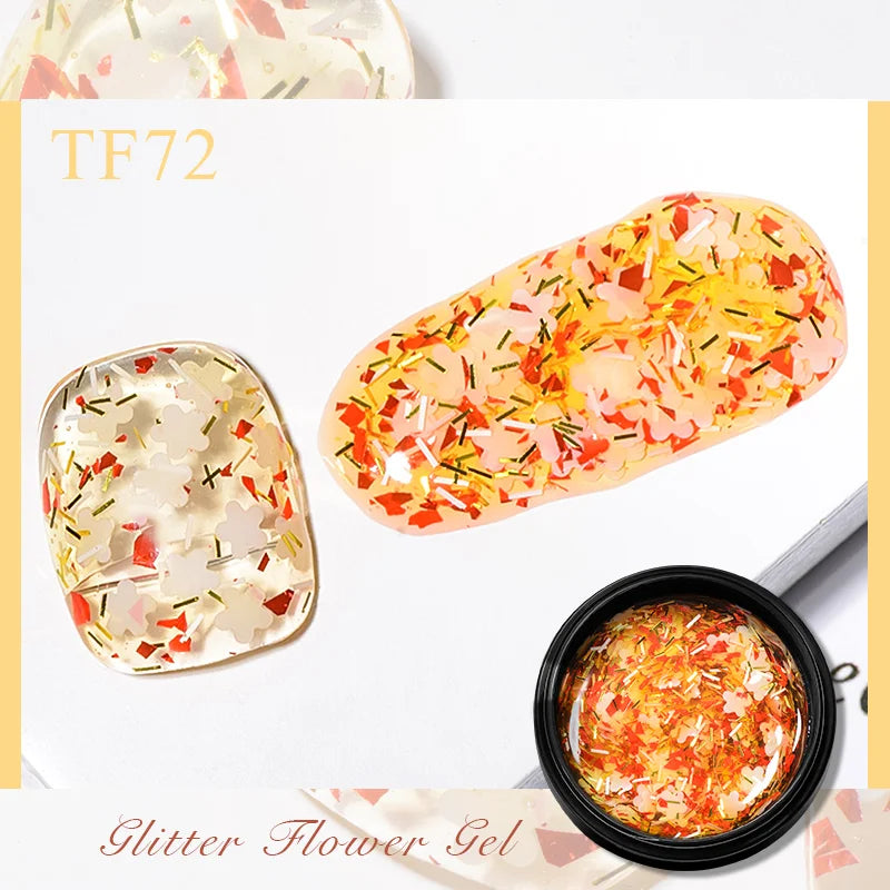 MEET ACROSS 5ml Dried Flower Gel Nail Polish