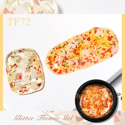 MEET ACROSS 5ml Dried Flower Gel Nail Polish