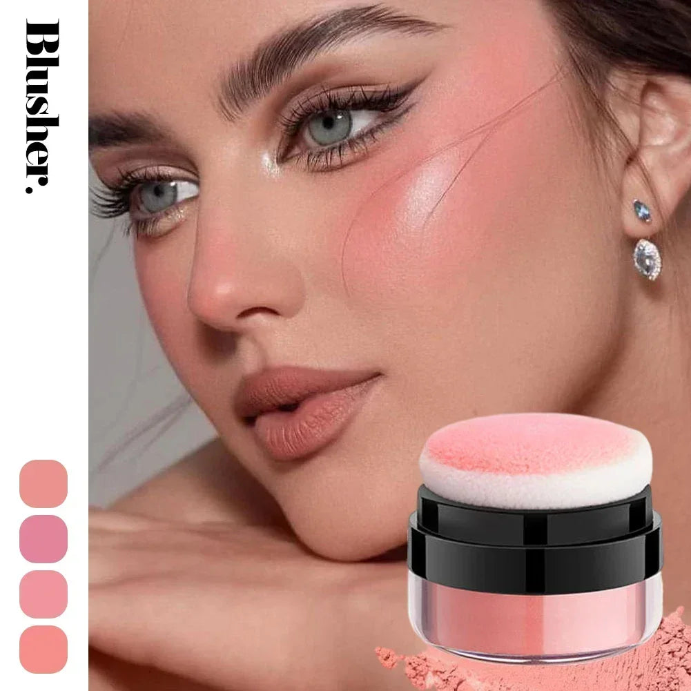 Powder Blusher With Air Cushion Applicator