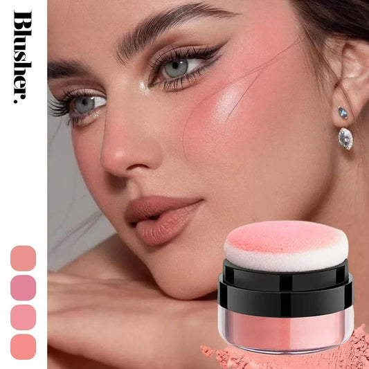 Powder Blusher With Air Cushion Applicator