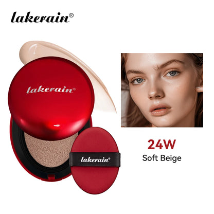 Lakerain Waterproof Light Weight Foundation with Cushion Applicator
