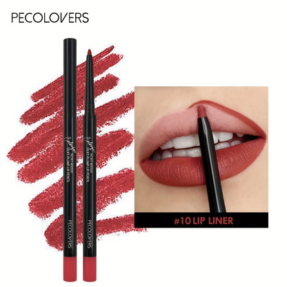 Matte Nude Brown Lip Liner Pencil Waterproof
